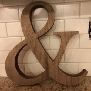 Wooden & sign Wall Decoration